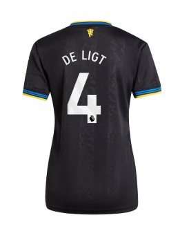 Zenske Futbalové oblečenie Manchester United Matthijs de Ligt #4 2025-26 Krátky Rukáv - Tretina